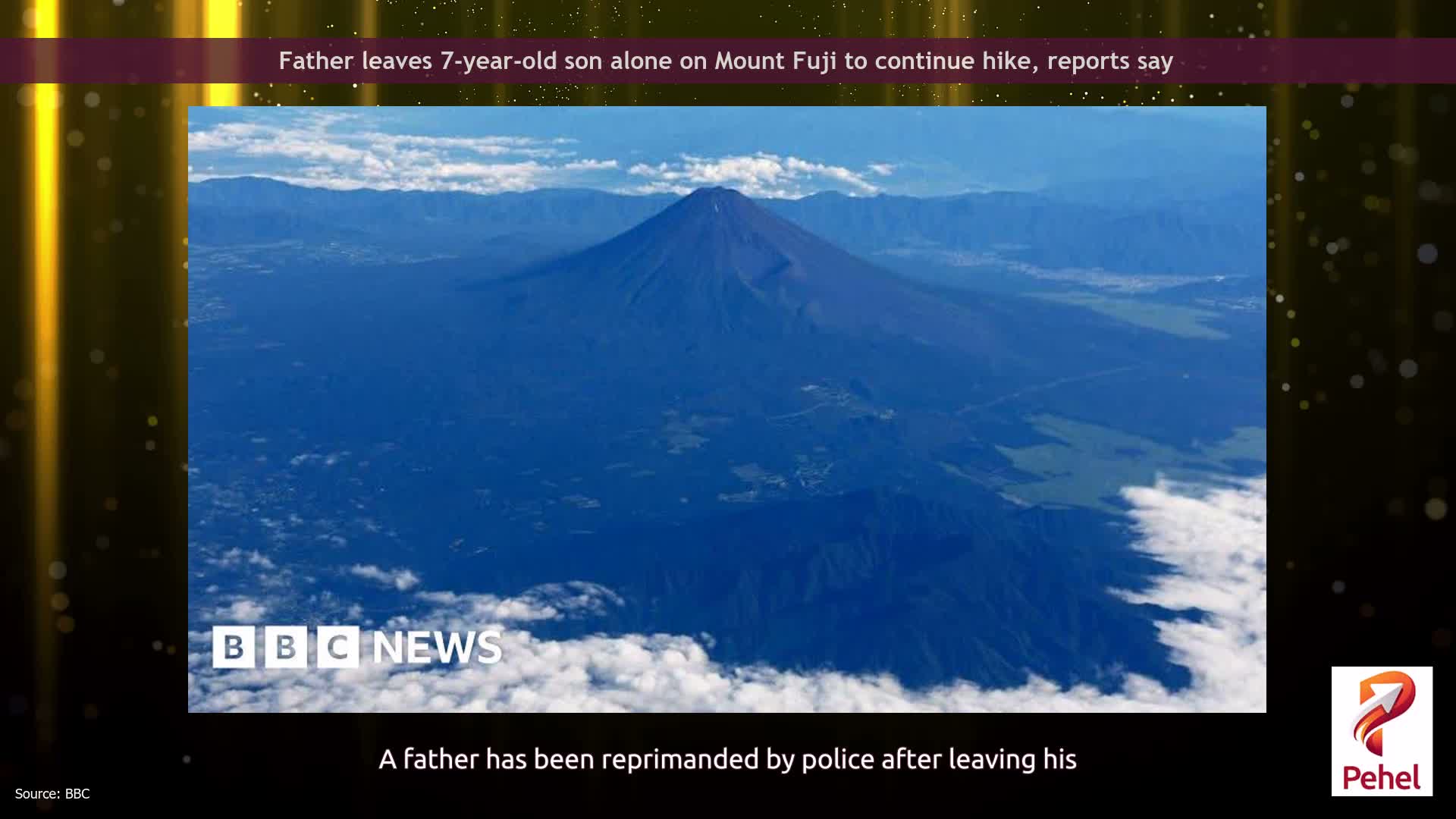 Father leaves 7-year-old son alone on Mount Fuji to continue hike, reports say