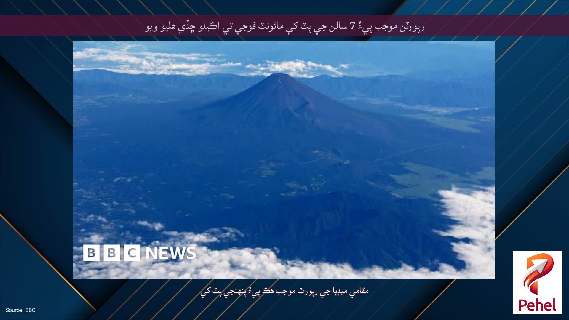 رپورٽن موجب پيءُ 7 سالن جي پٽ کي مائونٽ فوجي تي اڪيلو ڇڏي هليو ويو