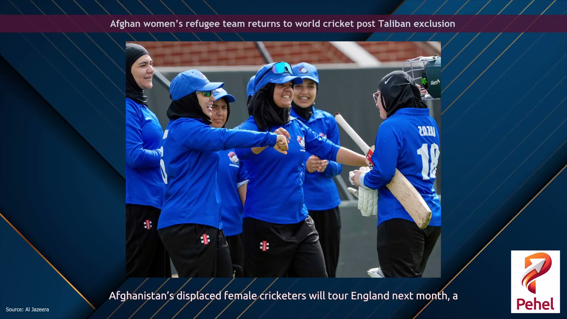 Afghan women’s refugee team returns to world cricket post Taliban exclusion