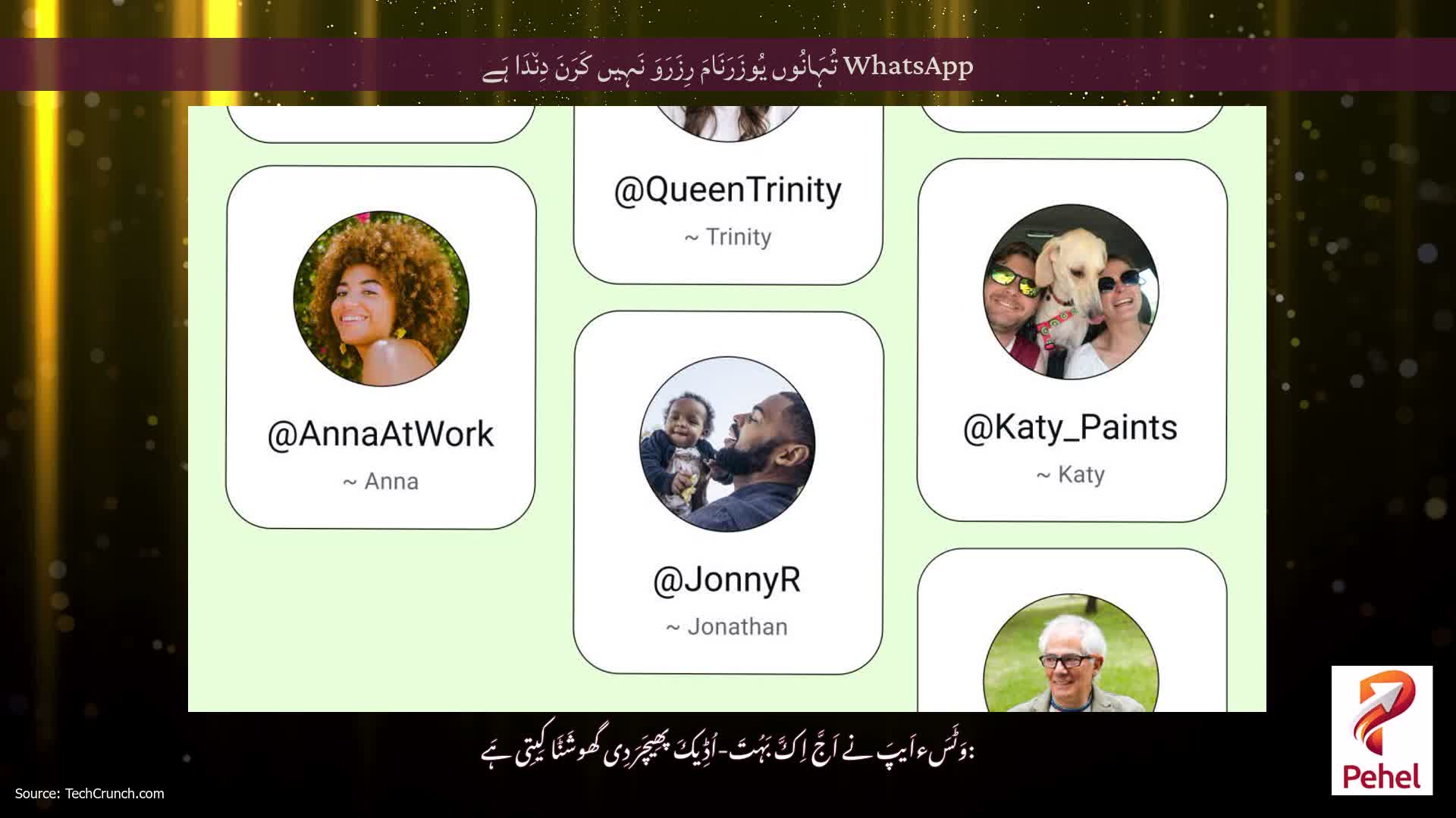 WhatsApp تُہَانُوں یُوزَرَنَامَ رِزَرَوَ نَہِیں کَرَنَ دِن٘دَا ہَے