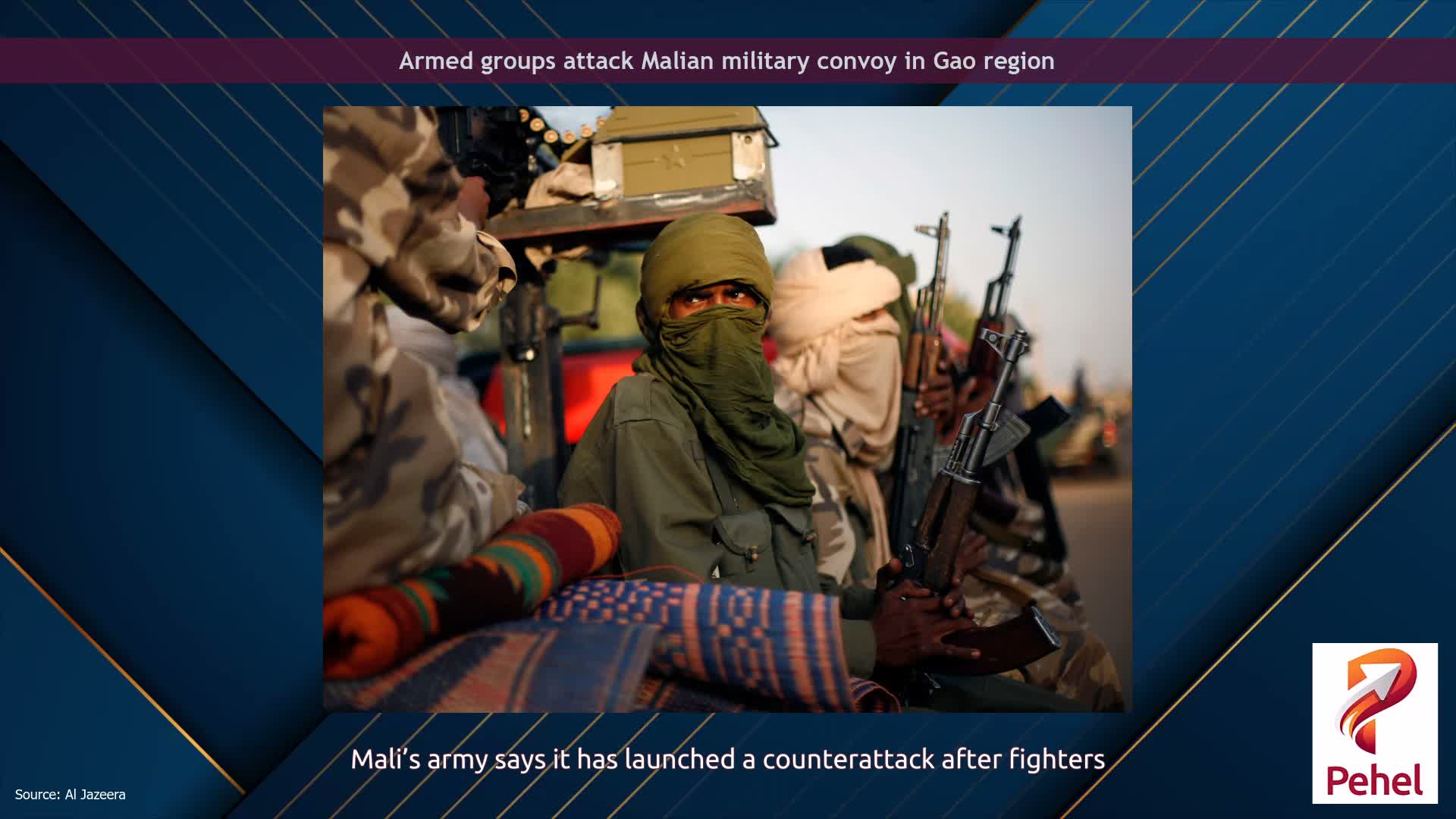 Armed groups attack Malian military convoy in Gao region