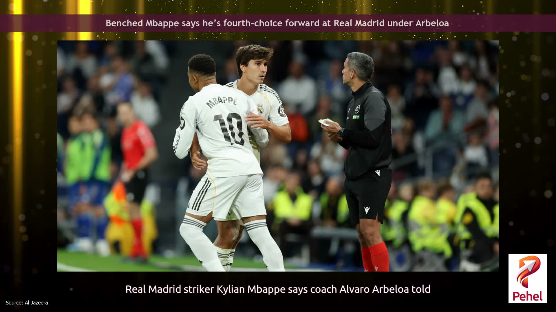 Benched Mbappe says he’s fourth-choice forward at Real Madrid under Arbeloa