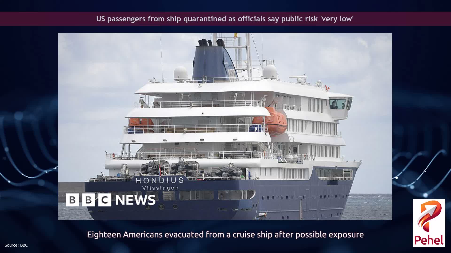 US passengers from ship quarantined as officials say public risk 'very low'