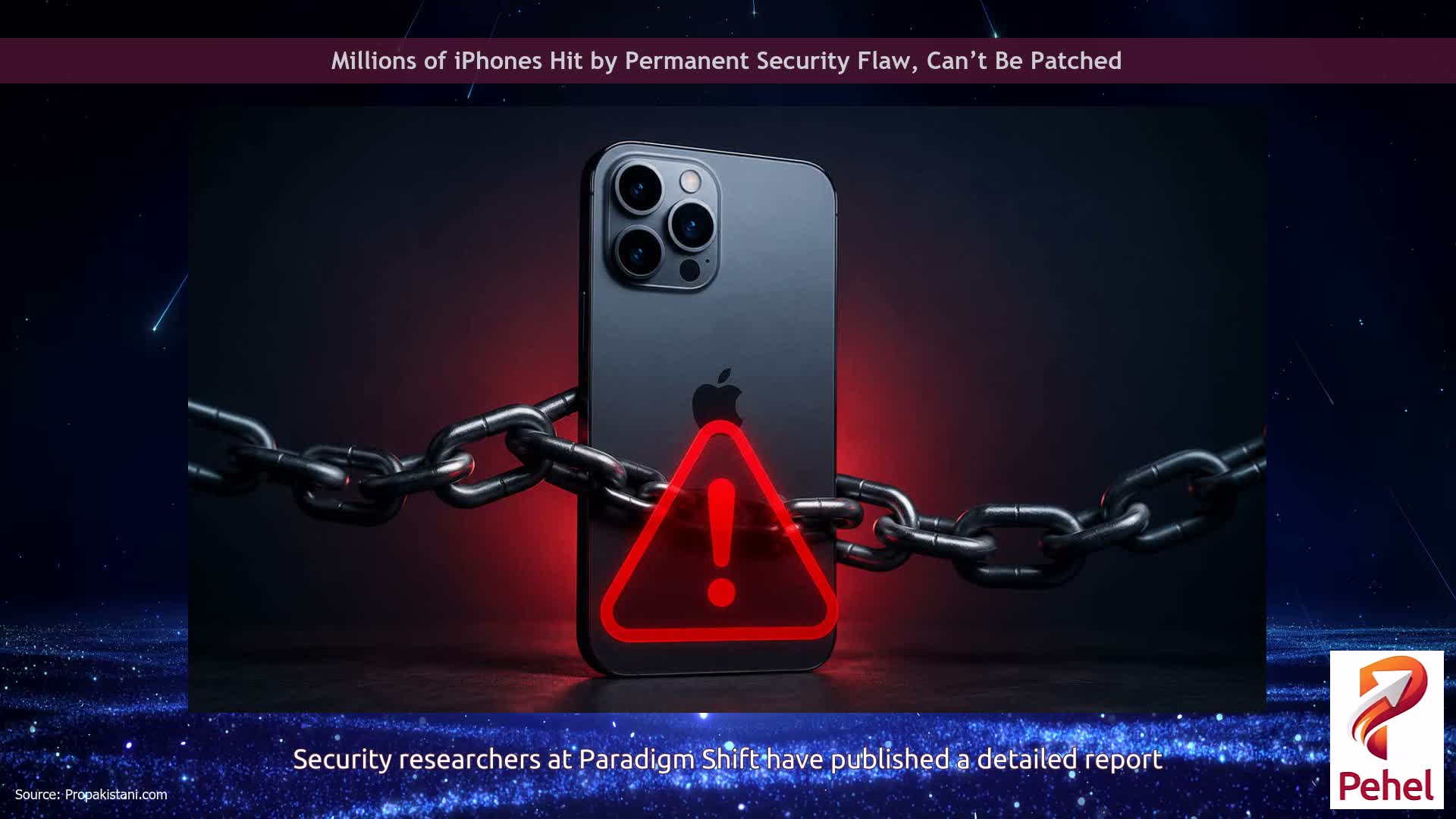 Millions of iPhones Hit by Permanent Security Flaw, Can’t Be Patched
