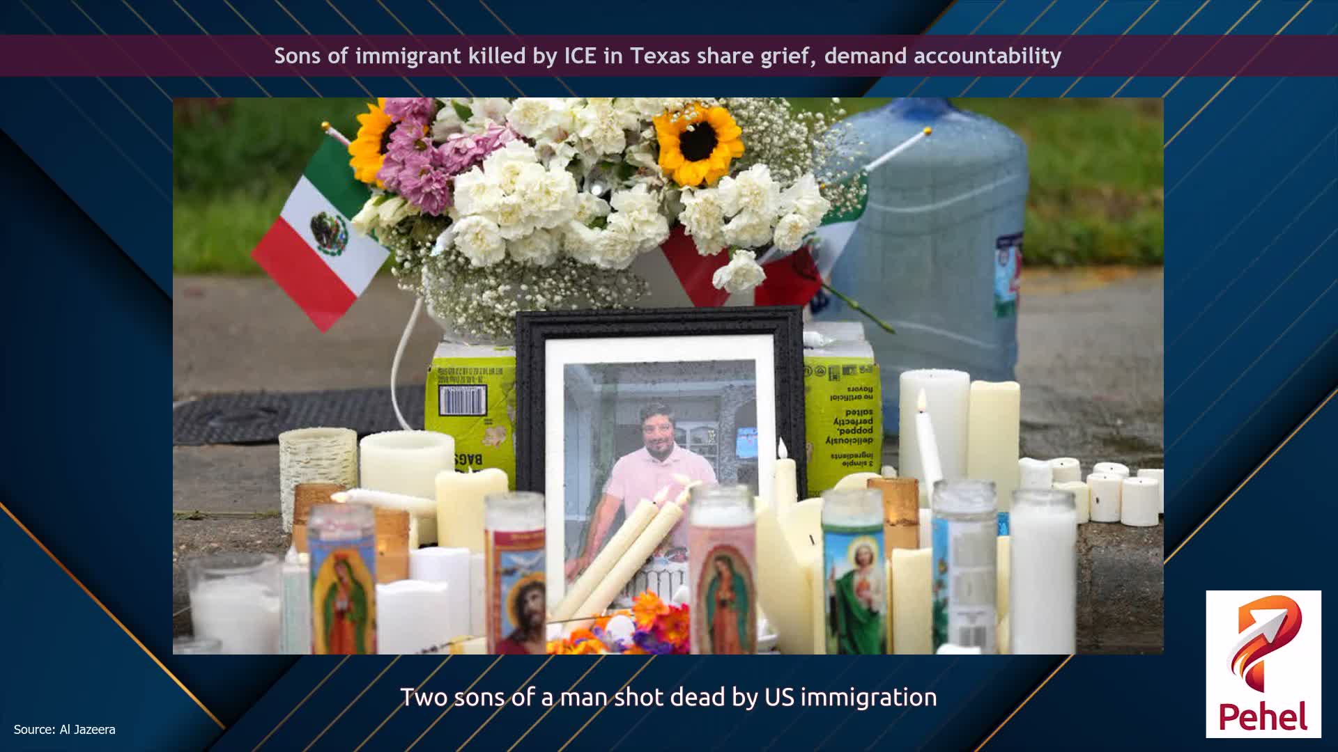 Sons of immigrant killed by ICE in Texas share grief, demand accountability