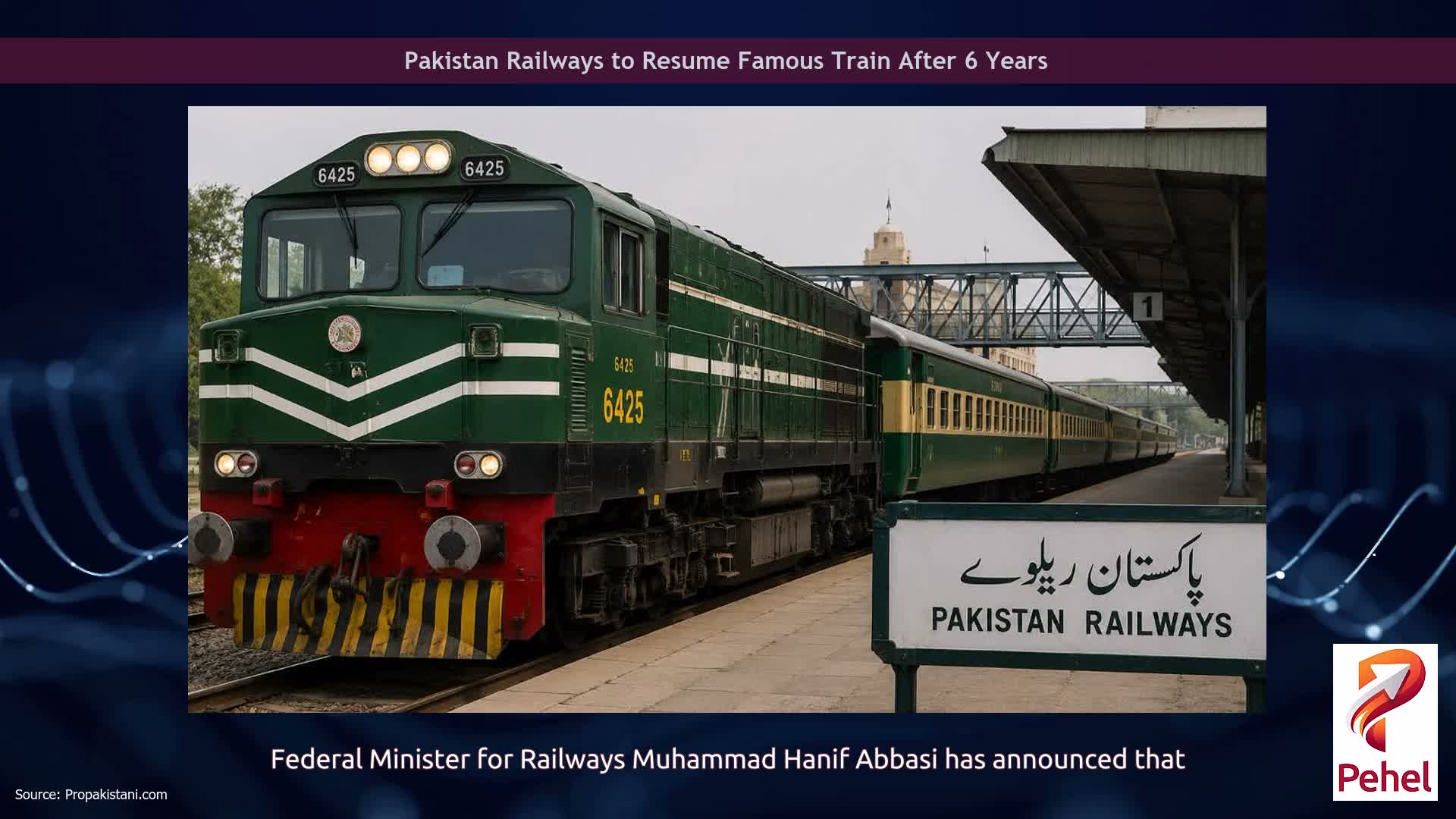 Pakistan Railways to Resume Famous Train After 6 Years