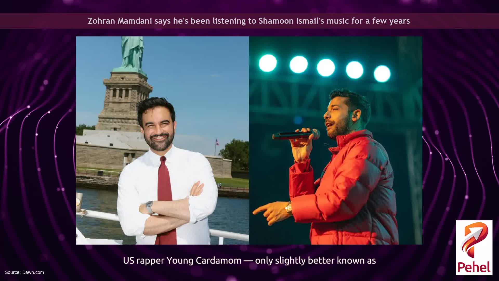 Zohran Mamdani says he's been listening to Shamoon Ismail's music for a few years