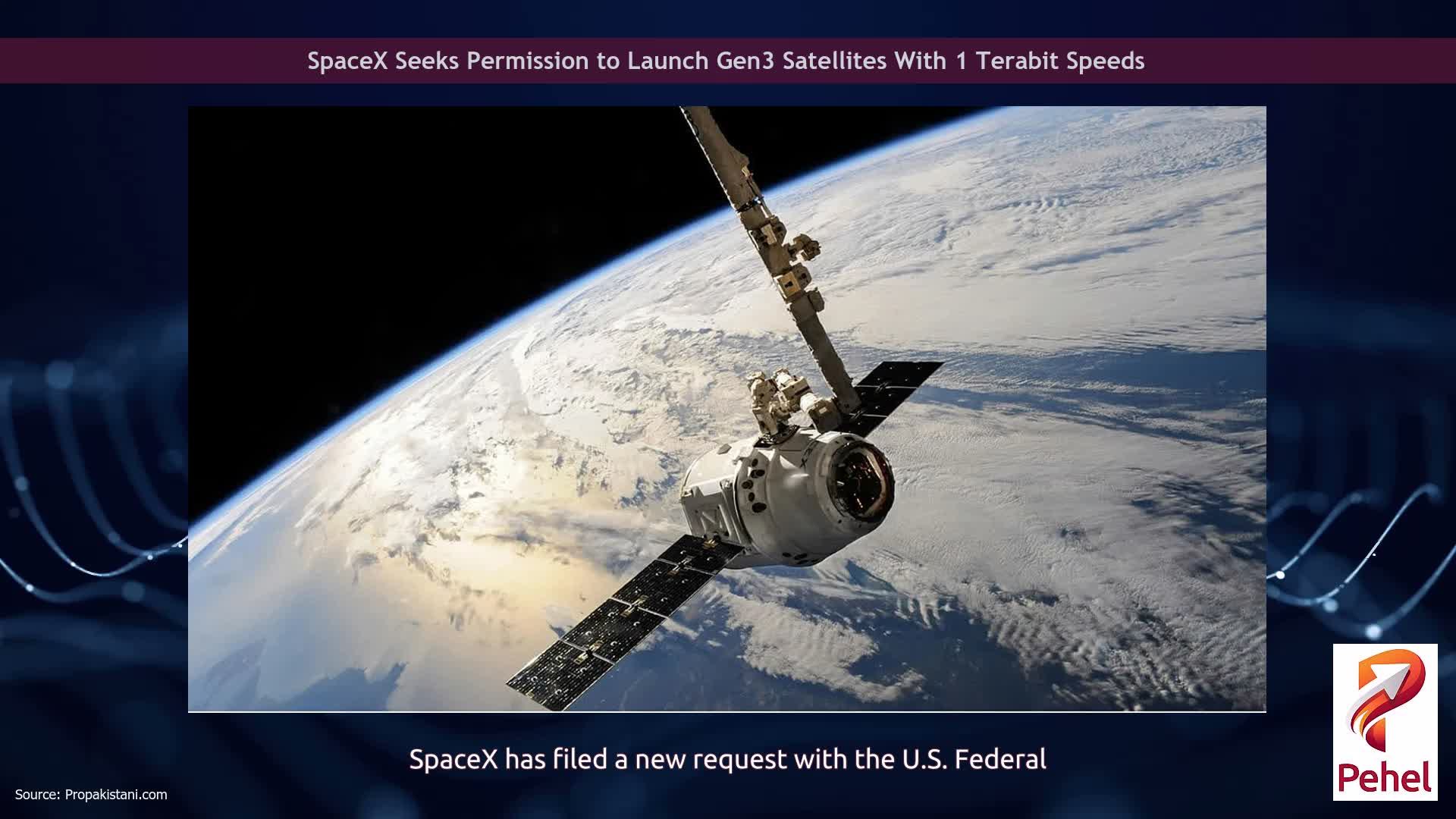 SpaceX Seeks Permission to Launch Gen3 Satellites With 1 Terabit Speeds