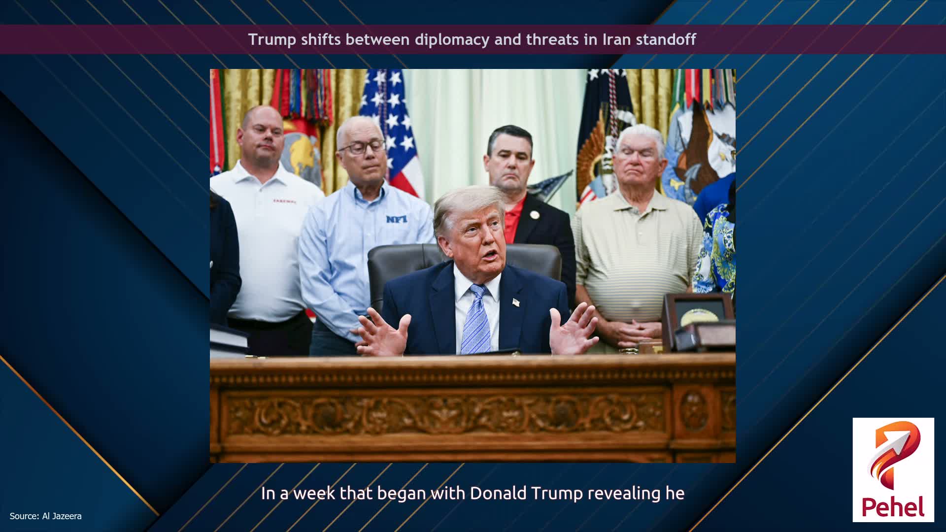 Trump shifts between diplomacy and threats in Iran standoff