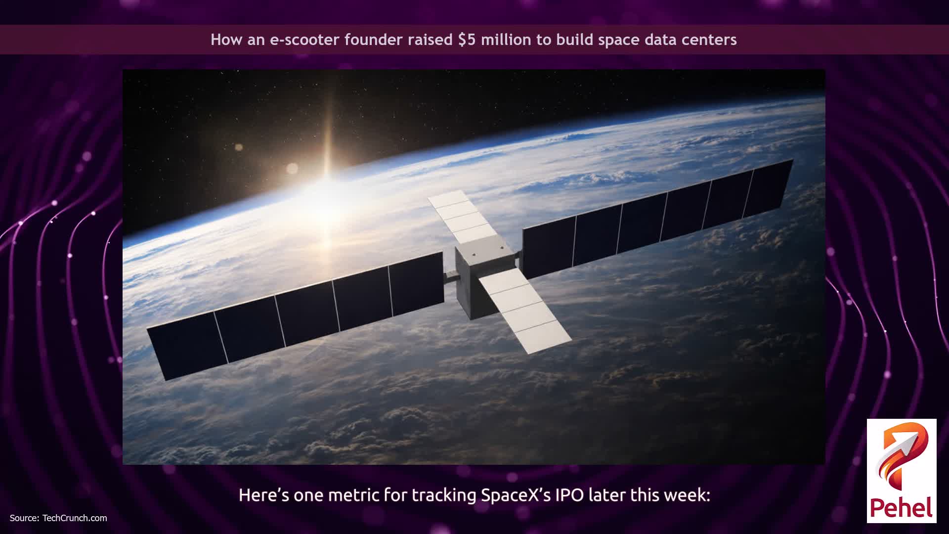 How an e-scooter founder raised $5 million to build space data centers