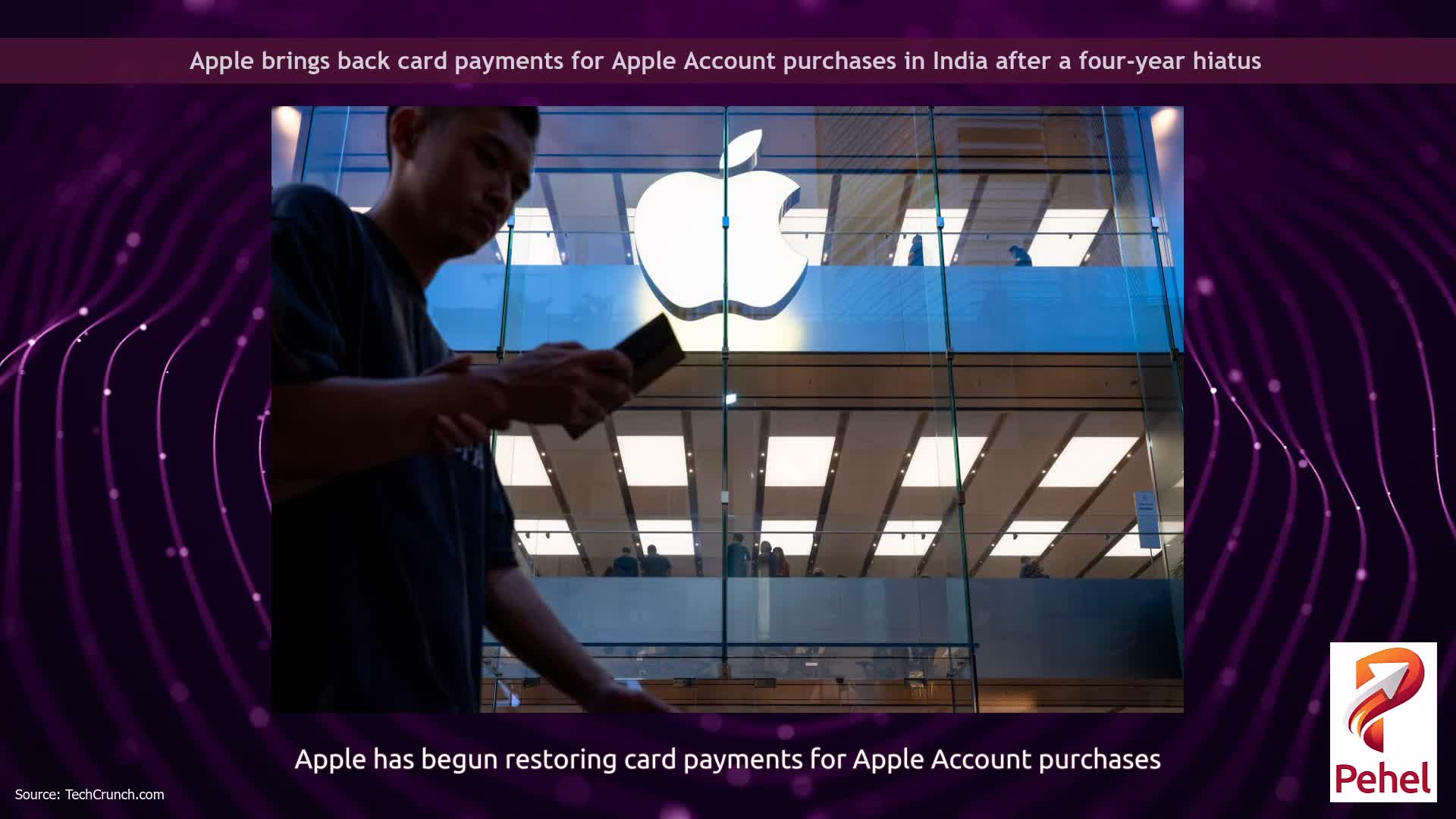 Apple brings back card payments for Apple Account purchases in India after a four-year hiatus