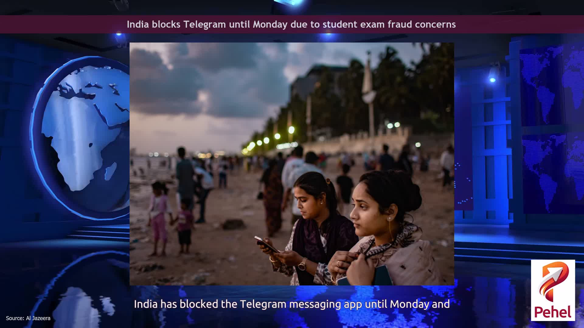 India blocks Telegram until Monday due to student exam fraud concerns
