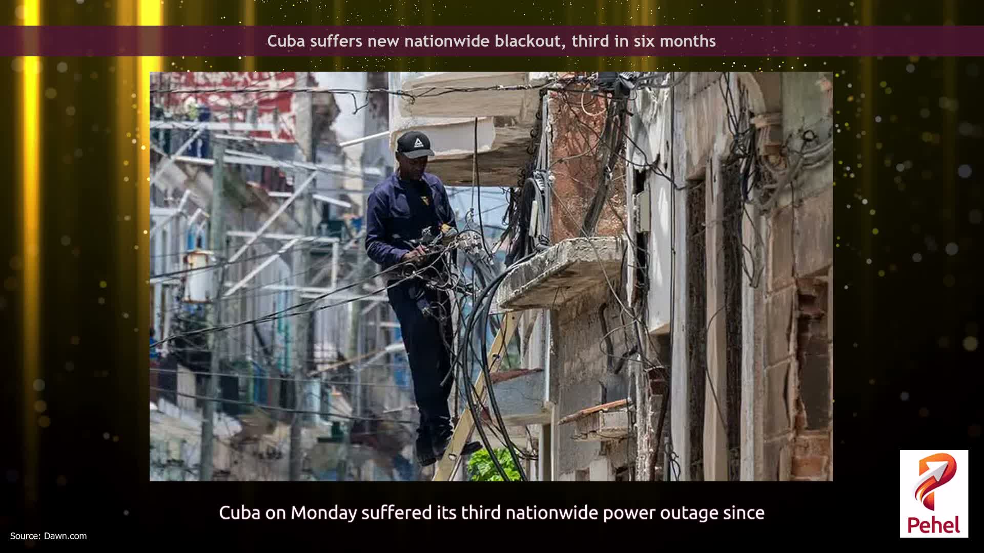 Cuba suffers new nationwide blackout, third in six months