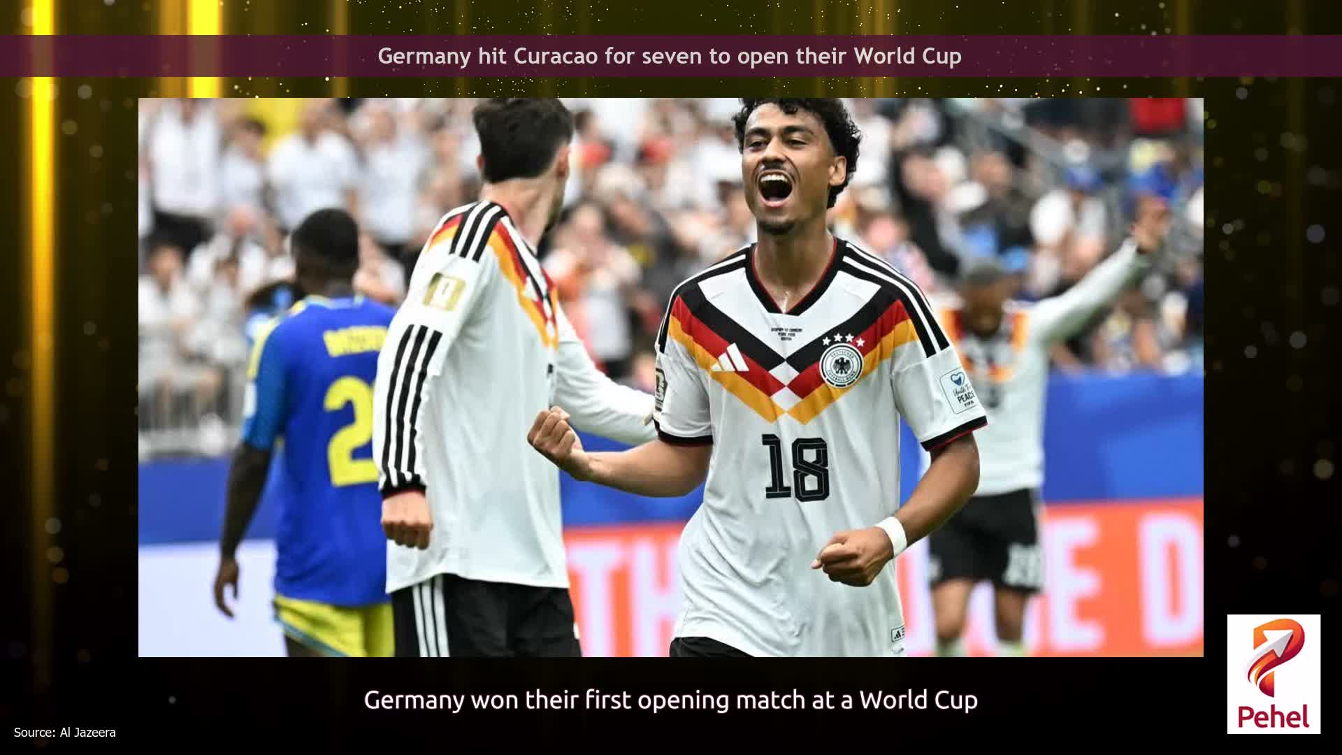 Germany hit Curacao for seven to open their World Cup