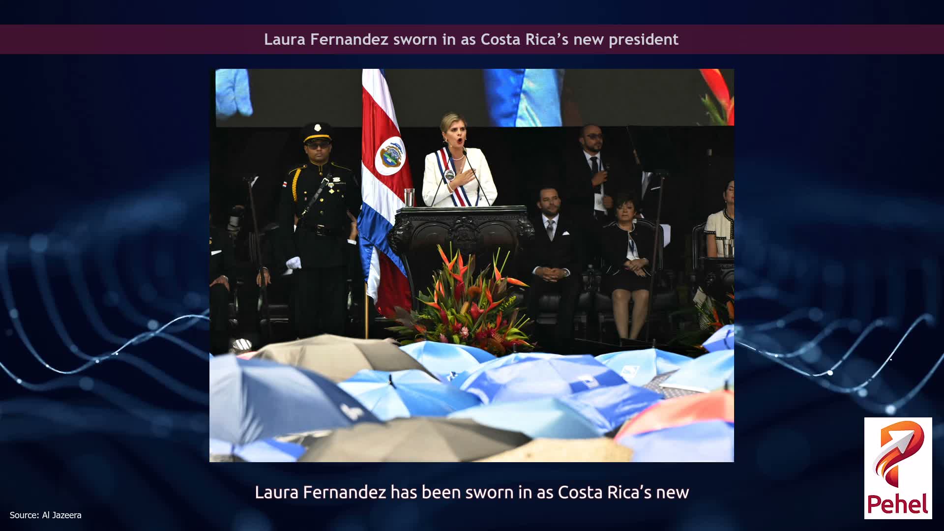 Laura Fernandez sworn in as Costa Rica’s new president
