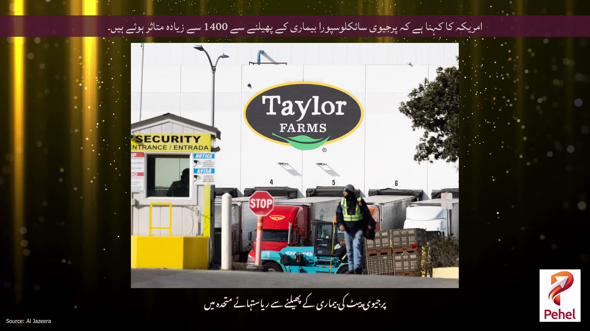 امریکہ کا کہنا ہے کہ پرجیوی سائکلوسپورا بیماری کے پھیلنے سے 1400 سے زیادہ متاثر ہوئے ہیں۔