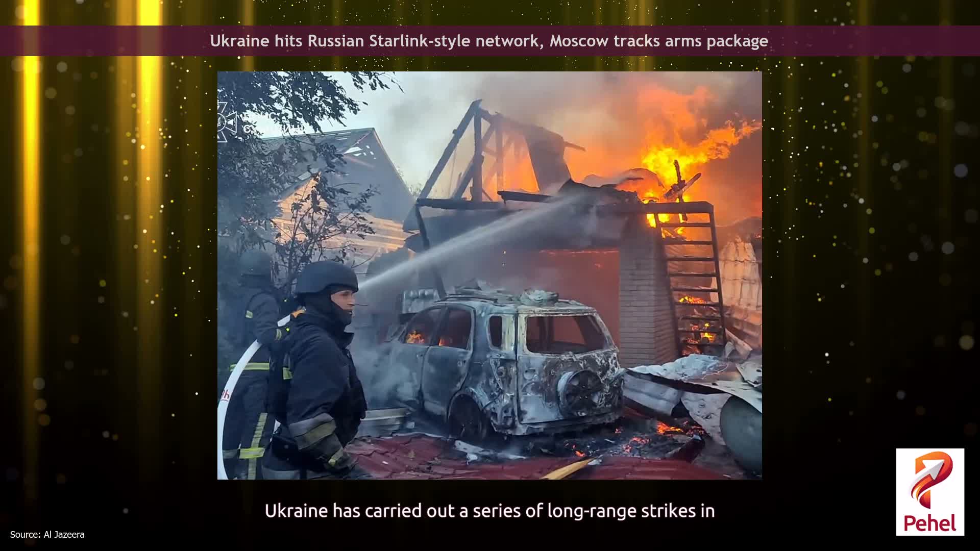 Ukraine hits Russian Starlink-style network, Moscow tracks arms package