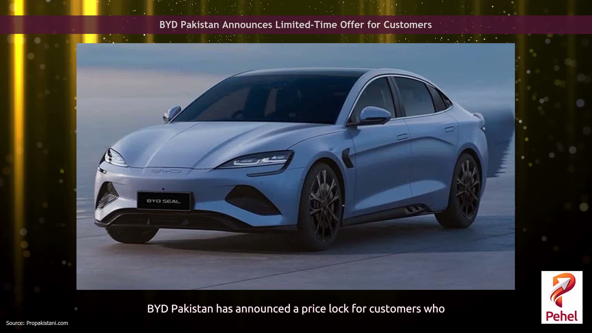 BYD Pakistan Announces Limited-Time Offer for Customers