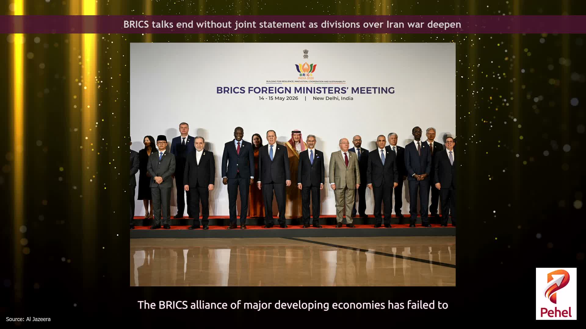 BRICS talks end without joint statement as divisions over Iran war deepen