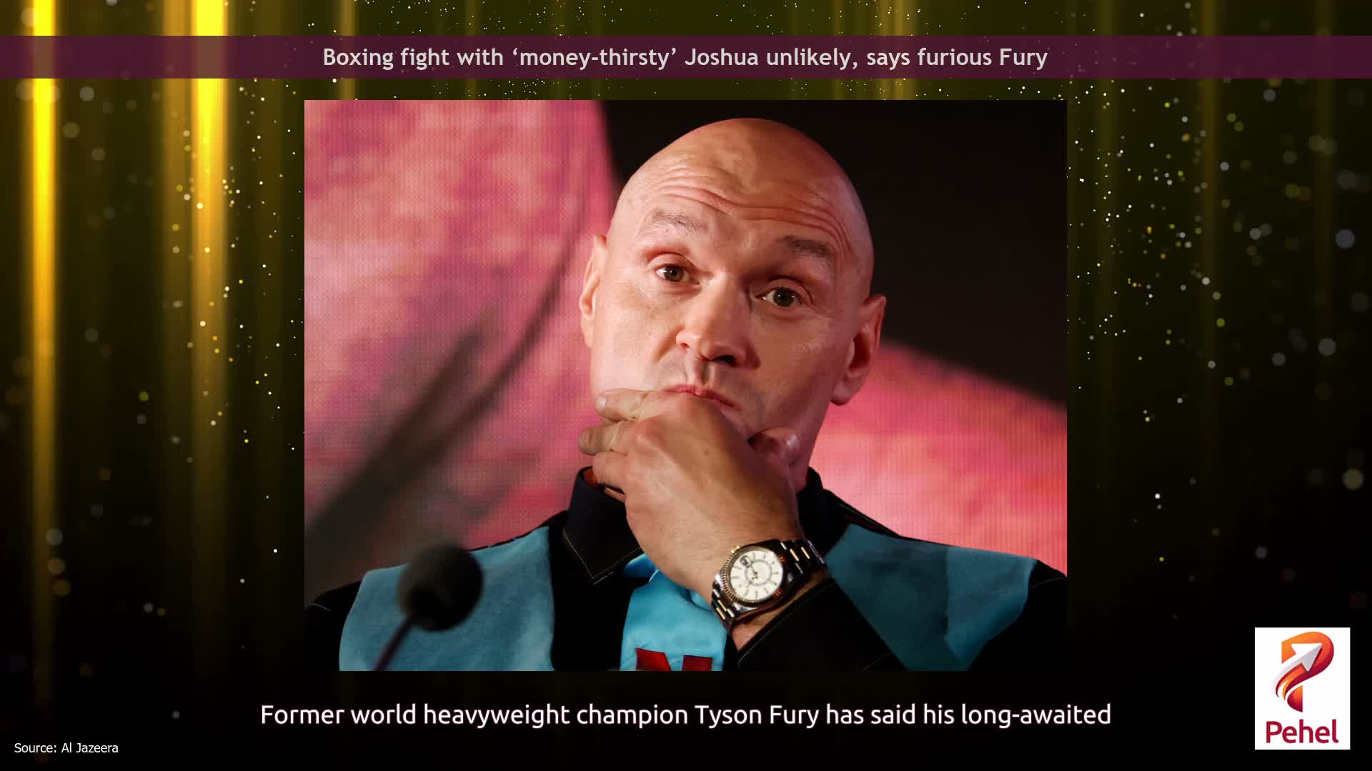 Boxing fight with ‘money-thirsty’ Joshua unlikely, says furious Fury