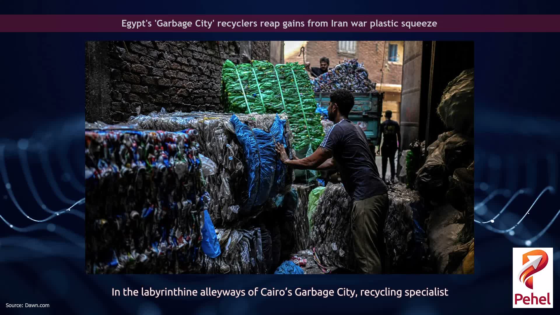 Egypt's 'Garbage City' recyclers reap gains from Iran war plastic squeeze