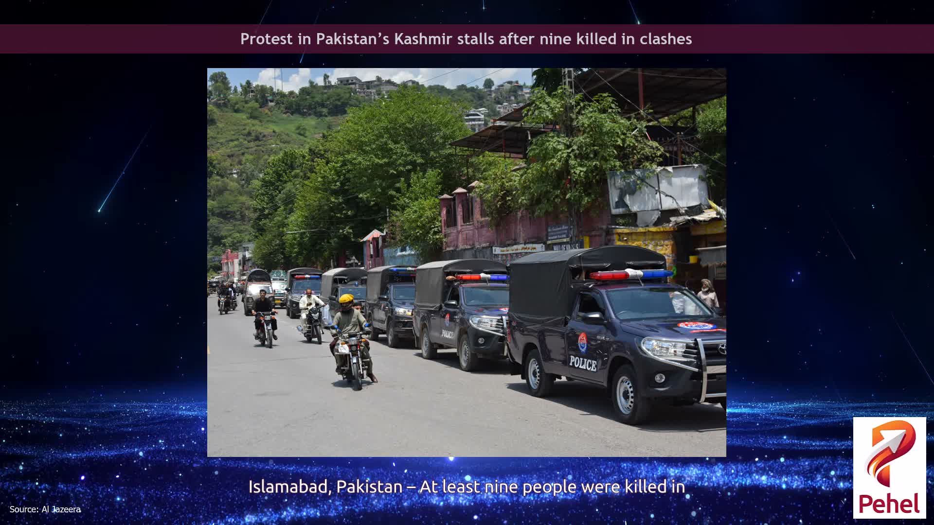 Protest in Pakistan’s Kashmir stalls after nine killed in clashes