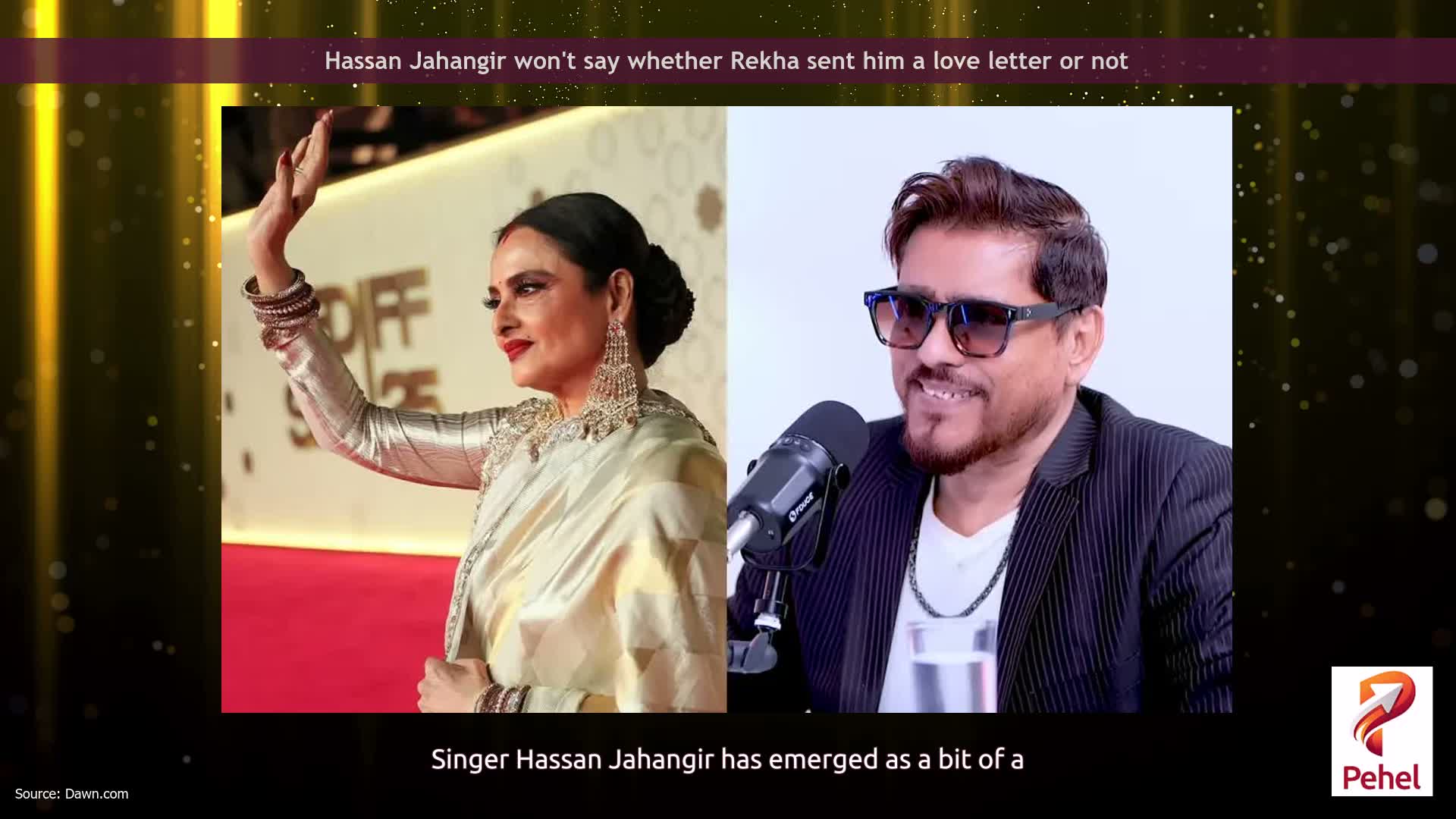 Hassan Jahangir won't say whether Rekha sent him a love letter or not
