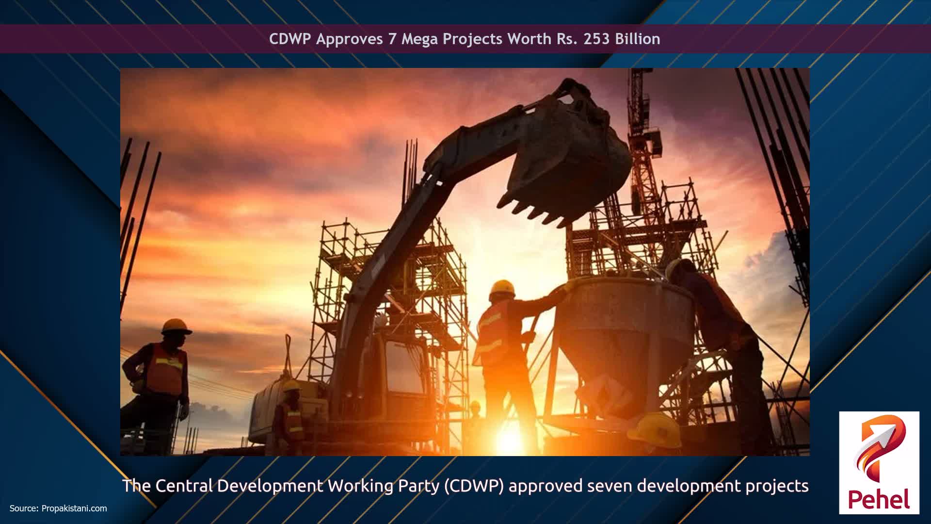 CDWP Approves 7 Mega Projects Worth Rs. 253 Billion