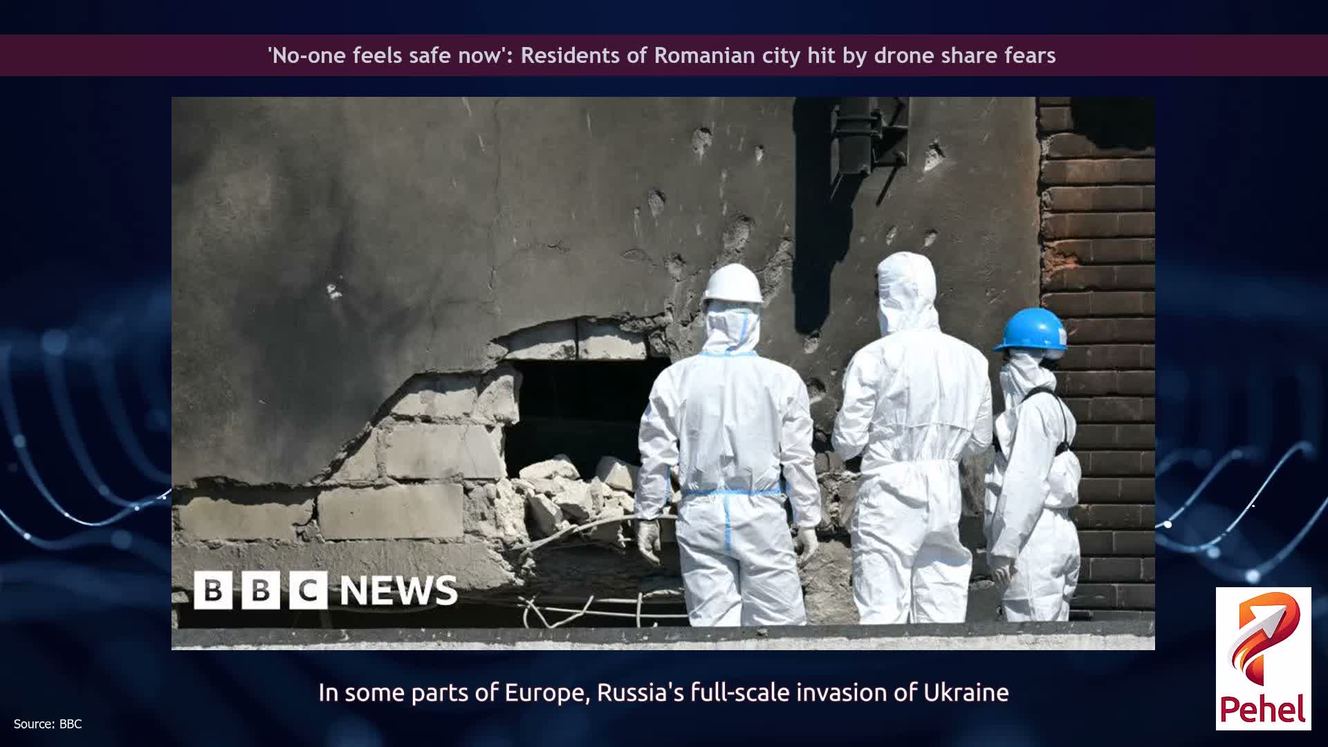'No-one feels safe now': Residents of Romanian city hit by drone share fears