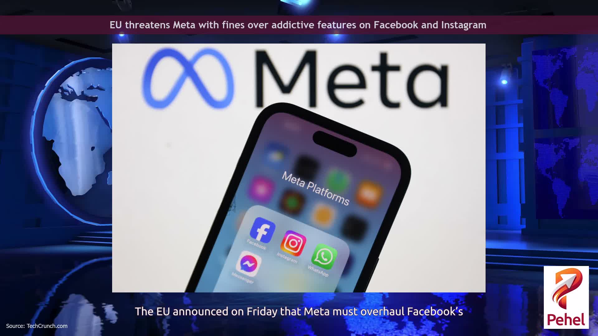 EU threatens Meta with fines over addictive features on Facebook and Instagram