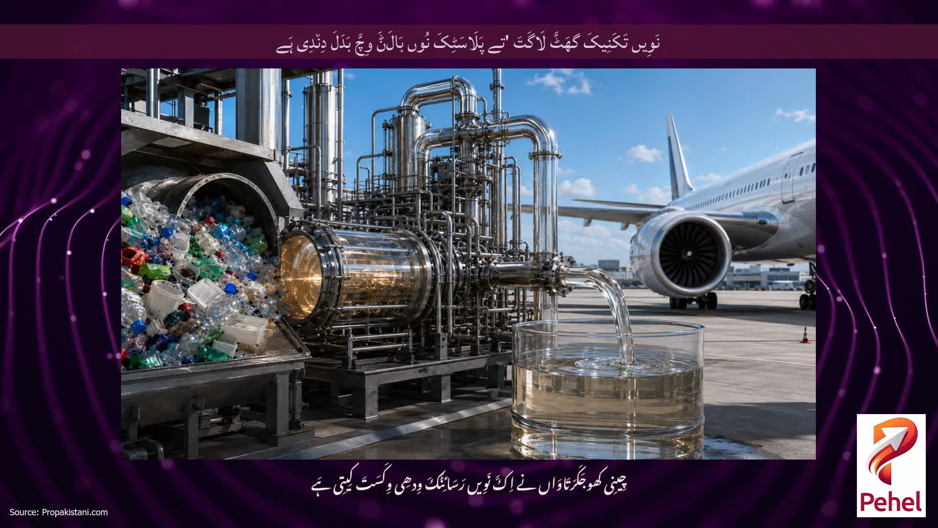 نَوِیں تَکَنِیکَ گھَٹَّ لَاگَتَ 'تے پَلَاسَٹِکَ نُوں بَالَݨَ وِچَّ بَدَلَ دِن٘دِی ہَے