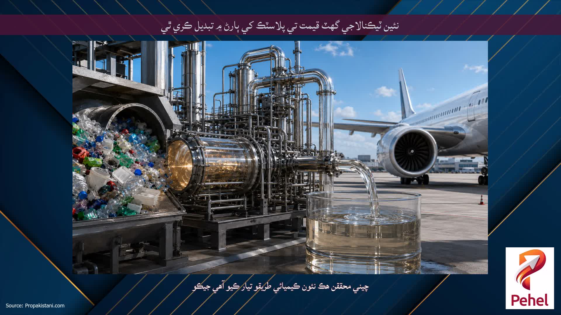 نئين ٽيڪنالاجي گھٽ قيمت تي پلاسٽڪ کي ٻارڻ ۾ تبديل ڪري ٿي