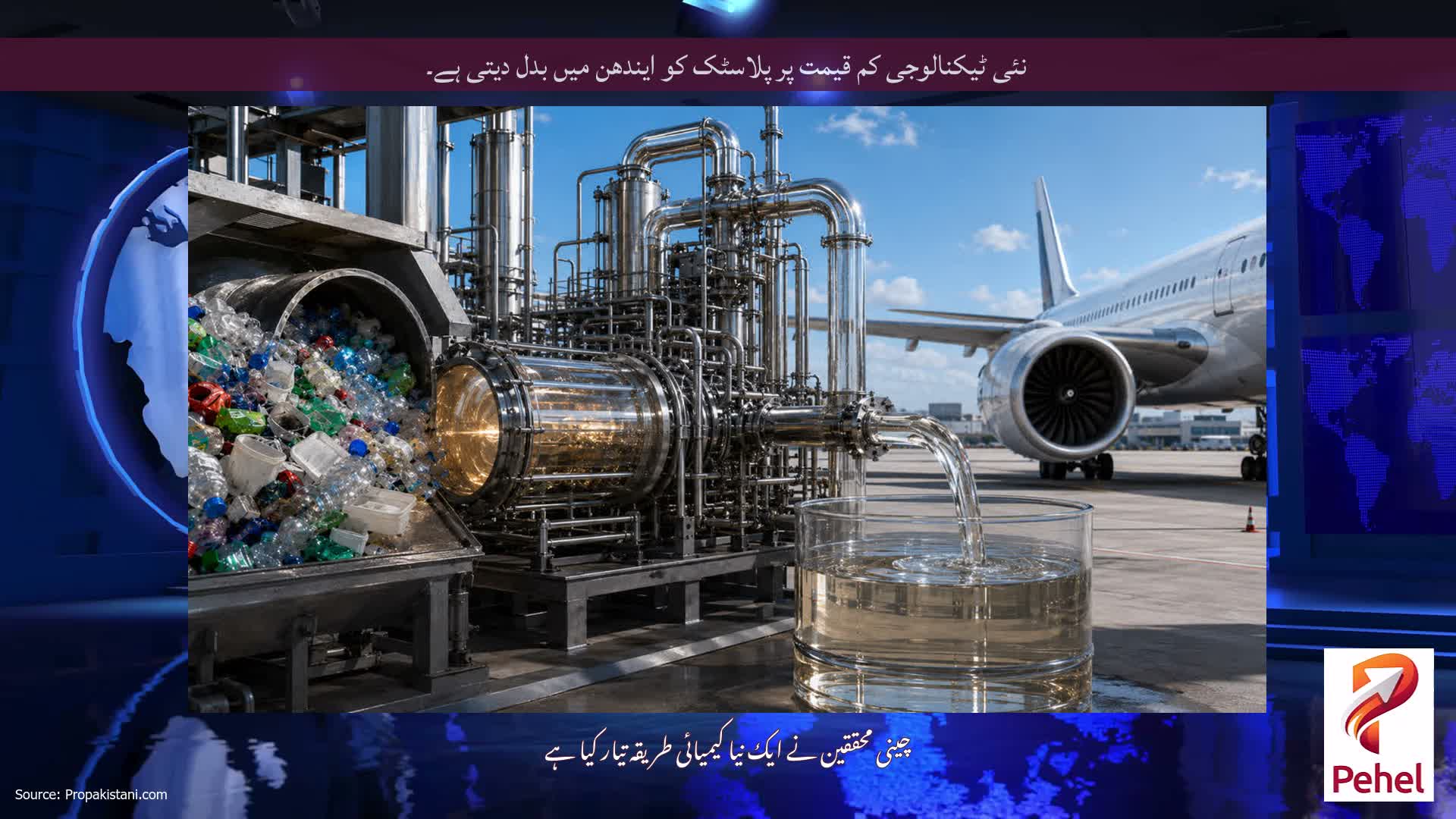 نئی ٹیکنالوجی کم قیمت پر پلاسٹک کو ایندھن میں بدل دیتی ہے۔