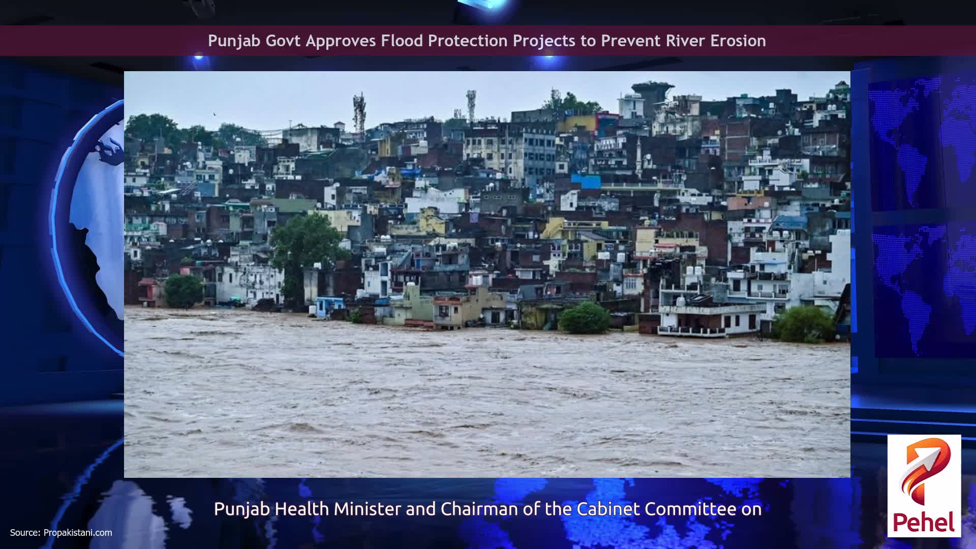 Punjab Govt Approves Flood Protection Projects to Prevent River Erosion