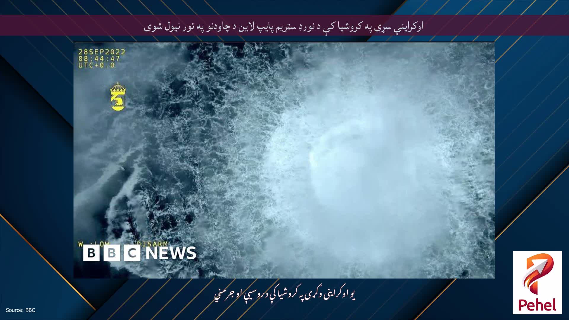 اوکرایني سړی په کروشیا کې د نورډ سټریم پایپ لاین د چاودنو په تور نیول شوی