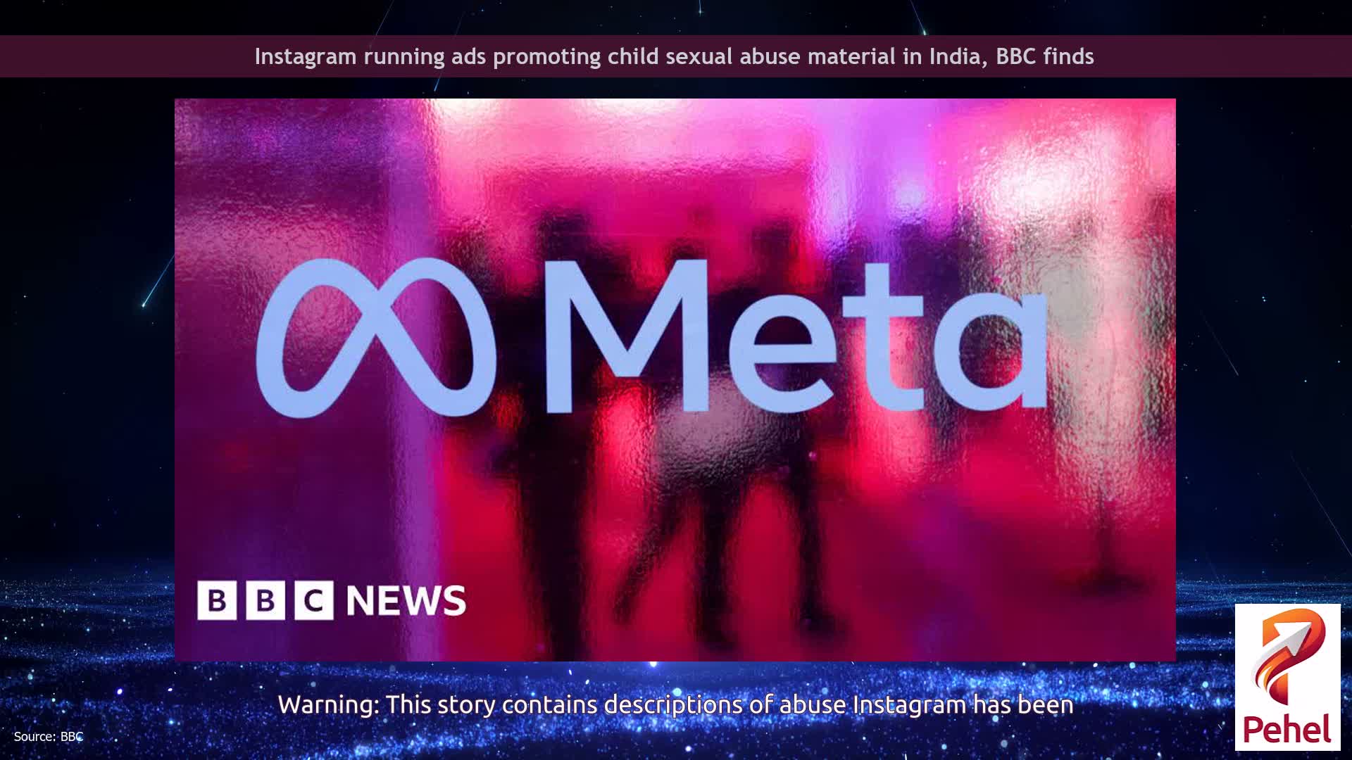 Instagram running ads promoting child sexual abuse material in India, BBC finds