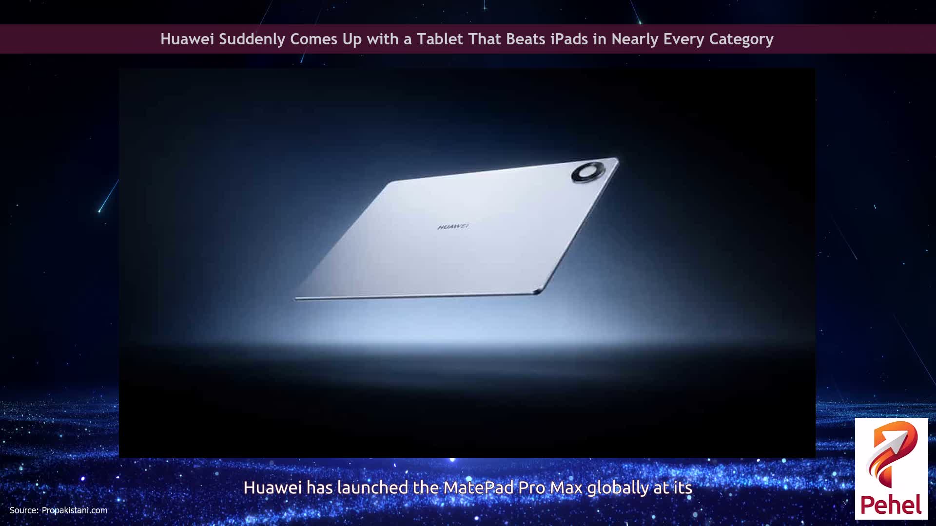 Huawei Suddenly Comes Up with a Tablet That Beats iPads in Nearly Every Category