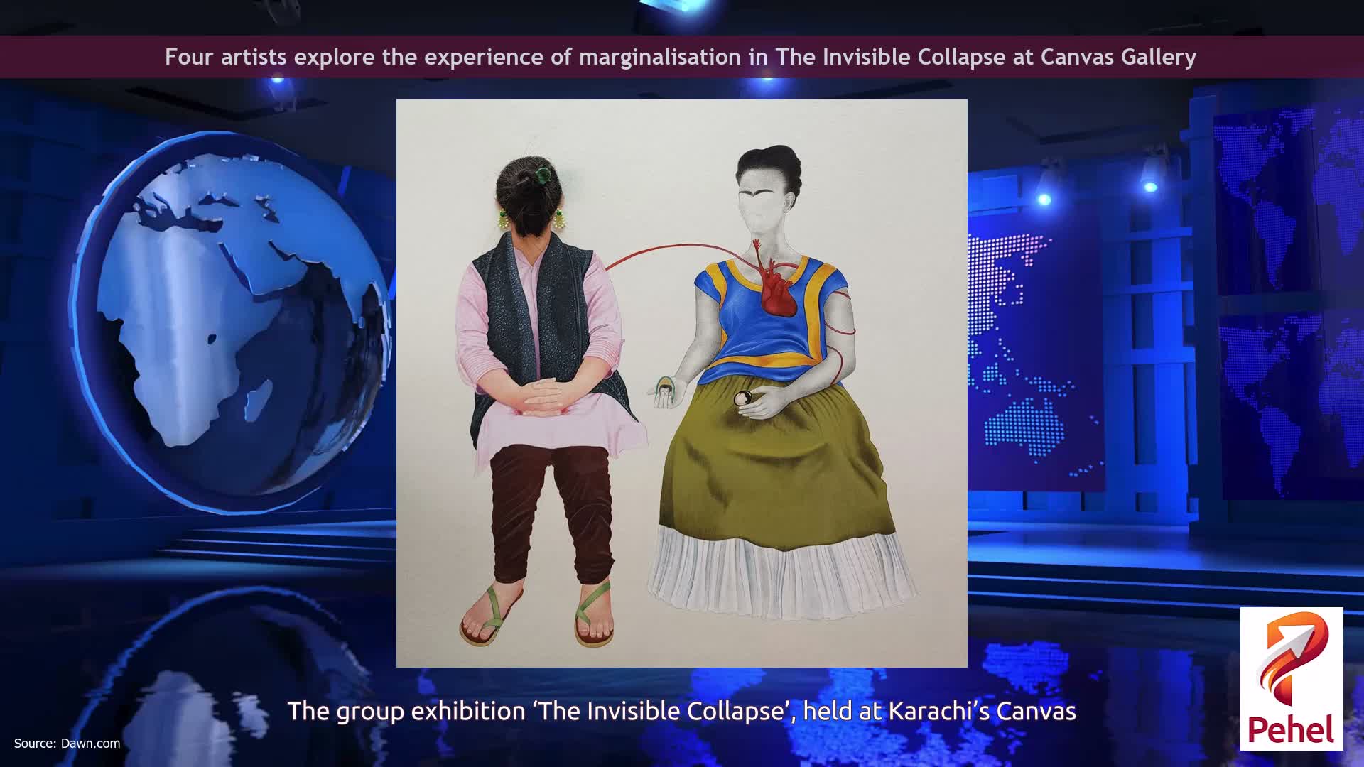 Four artists explore the experience of marginalisation in The Invisible Collapse at Canvas Gallery