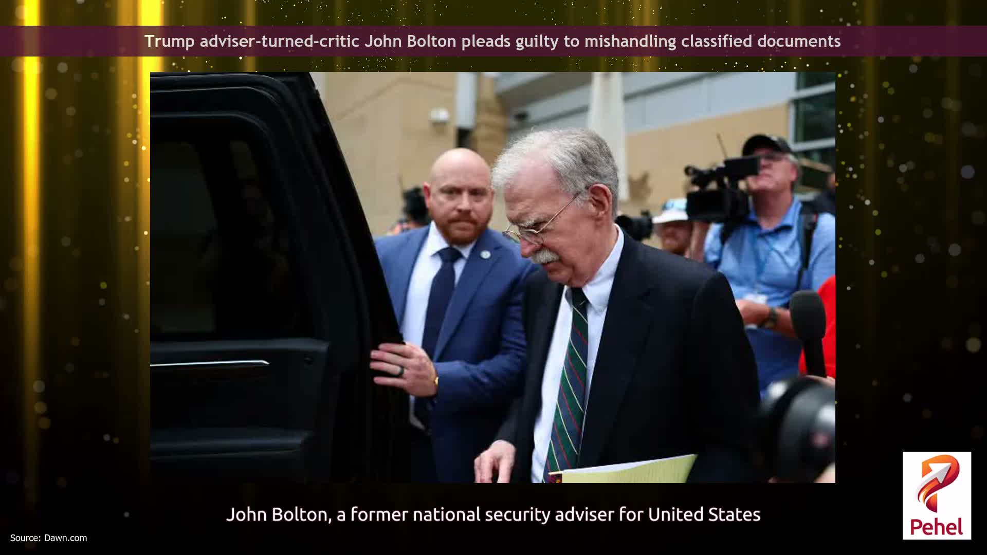 Trump adviser-turned-critic John Bolton pleads guilty to mishandling classified documents