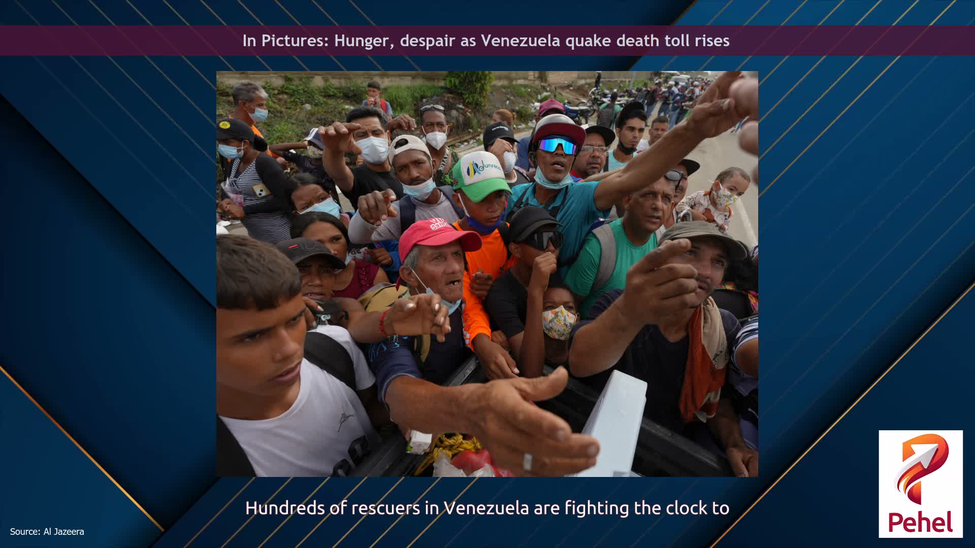 In Pictures: Hunger, despair as Venezuela quake death toll rises