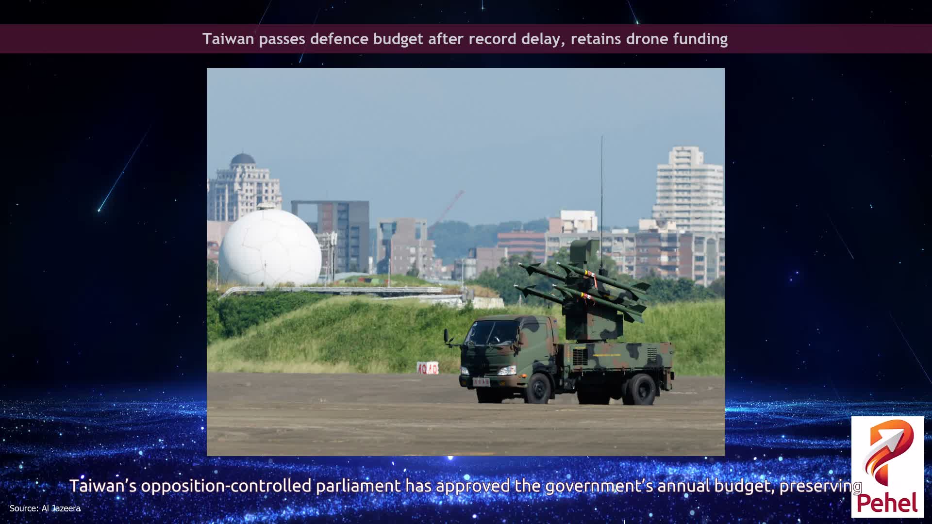 Taiwan passes defence budget after record delay, retains drone funding