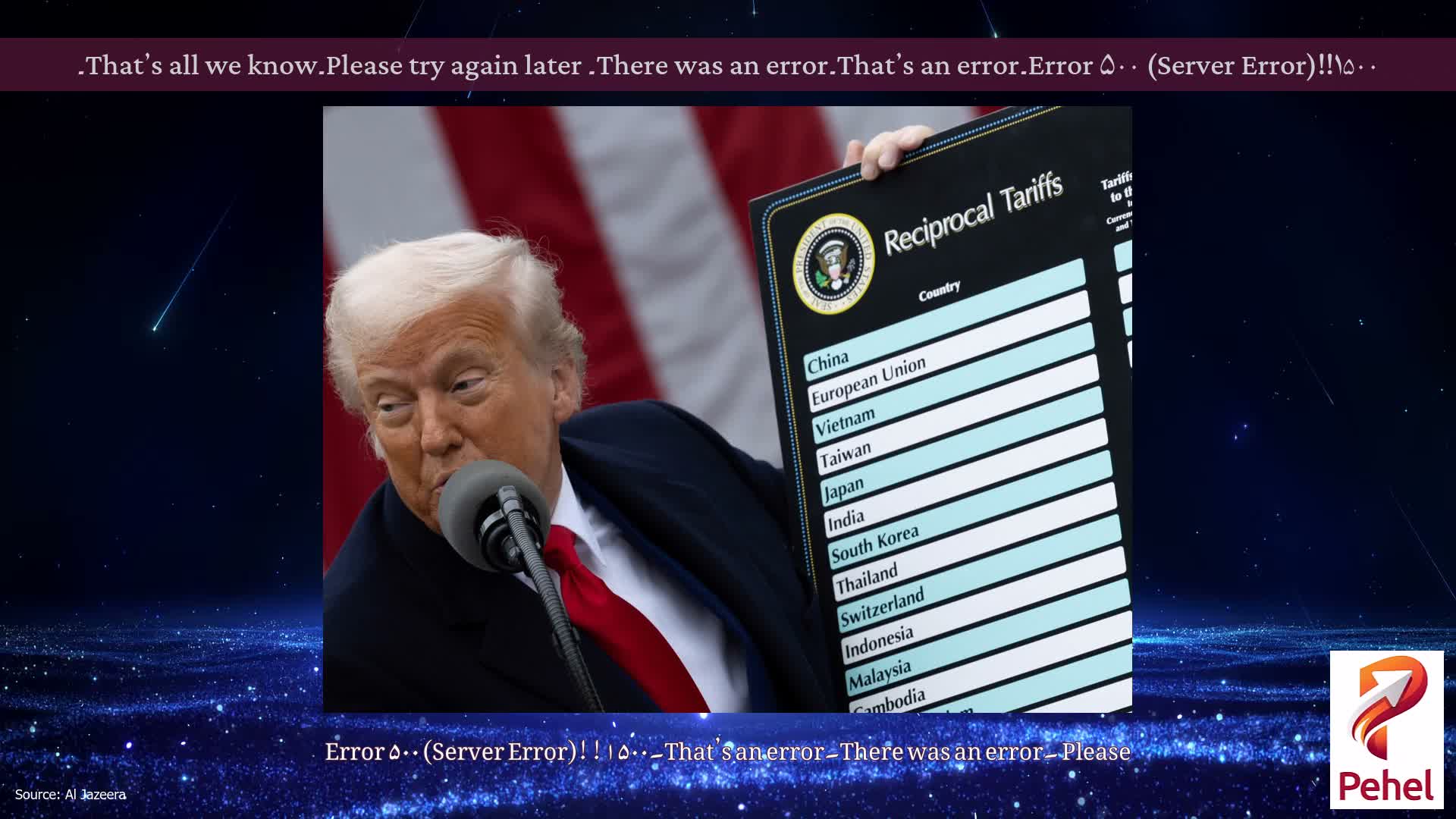Error ۵۰۰ (Server Error)!!۱۵۰۰۔That’s an error۔There was an error۔ Please try again later۔That’s all we know۔