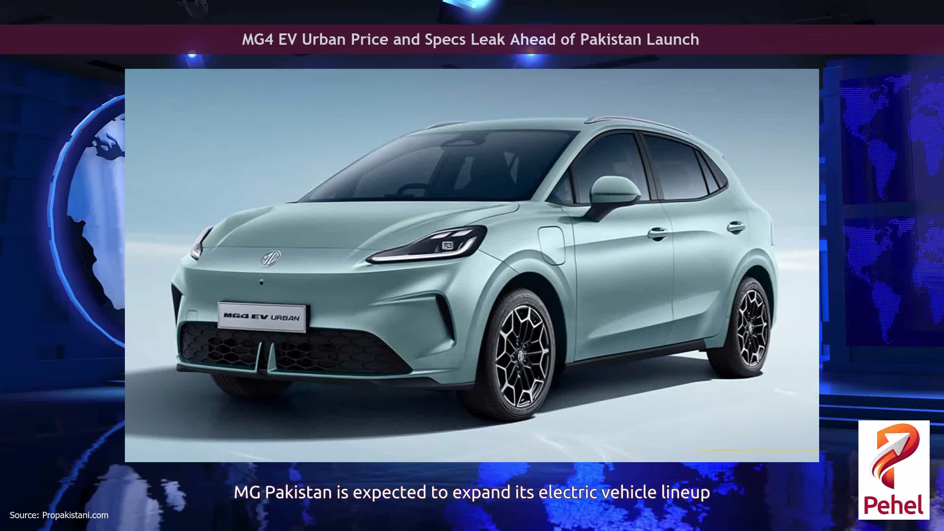 MG4 EV Urban Price and Specs Leak Ahead of Pakistan Launch