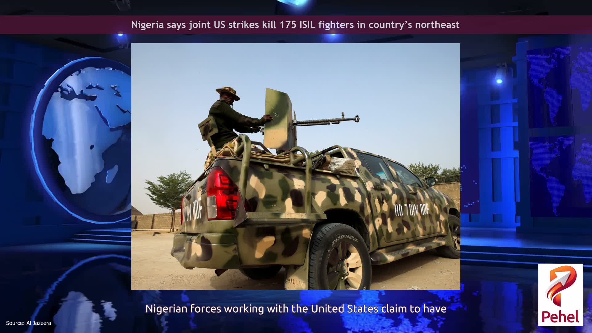Nigeria says joint US strikes kill 175 ISIL fighters in country’s northeast