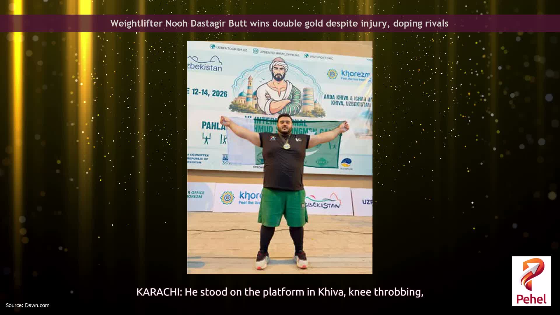 Weightlifter Nooh Dastagir Butt wins double gold despite injury, doping rivals