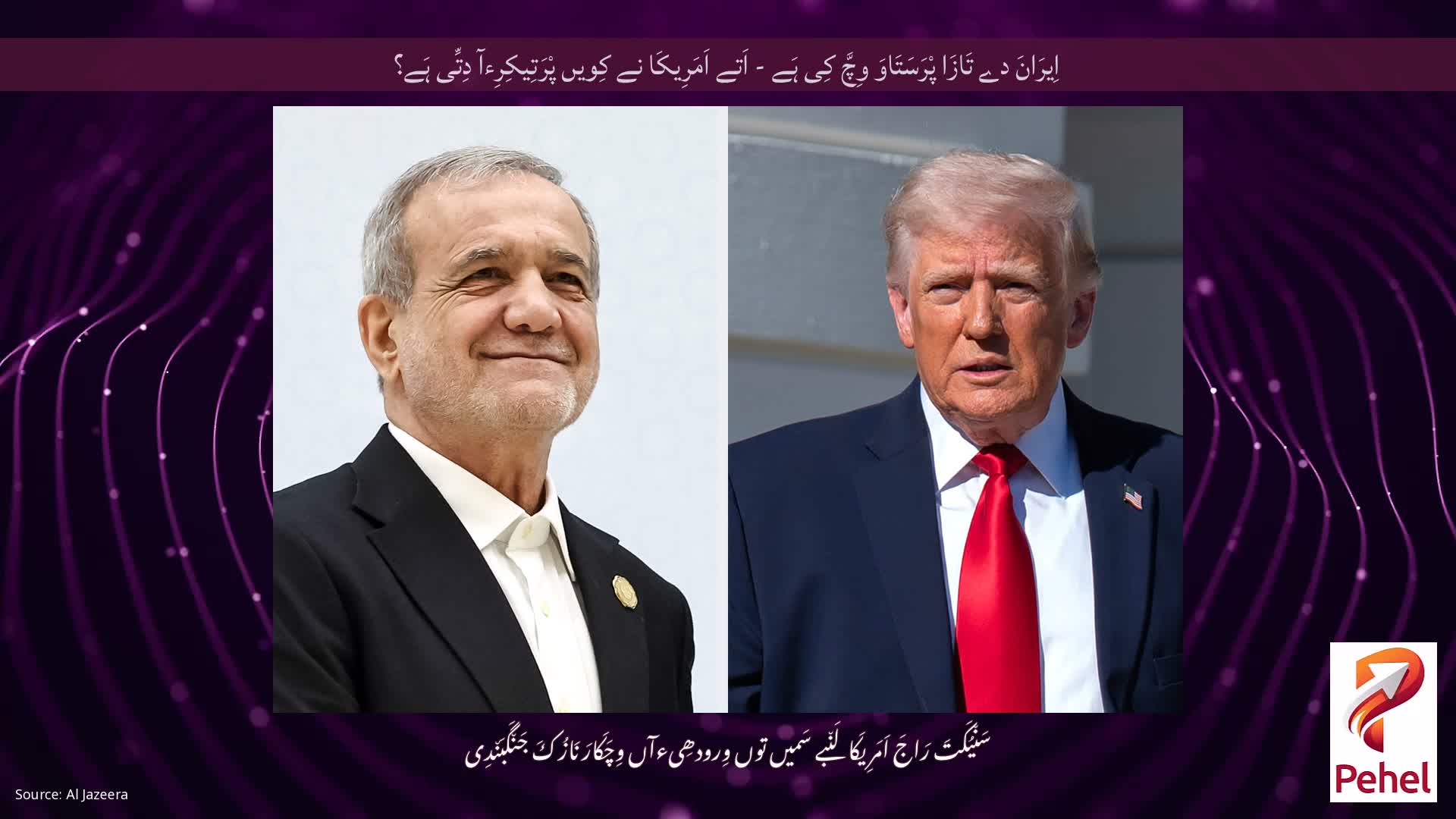 اِیرَانَ دے تَازَا پْرَسَتَاوَ وِچَّ کِی ہَے - اَتے اَمَرِیکَا نے کِویں پْرَتِیکِرِءآ دِتِّی ہَے؟