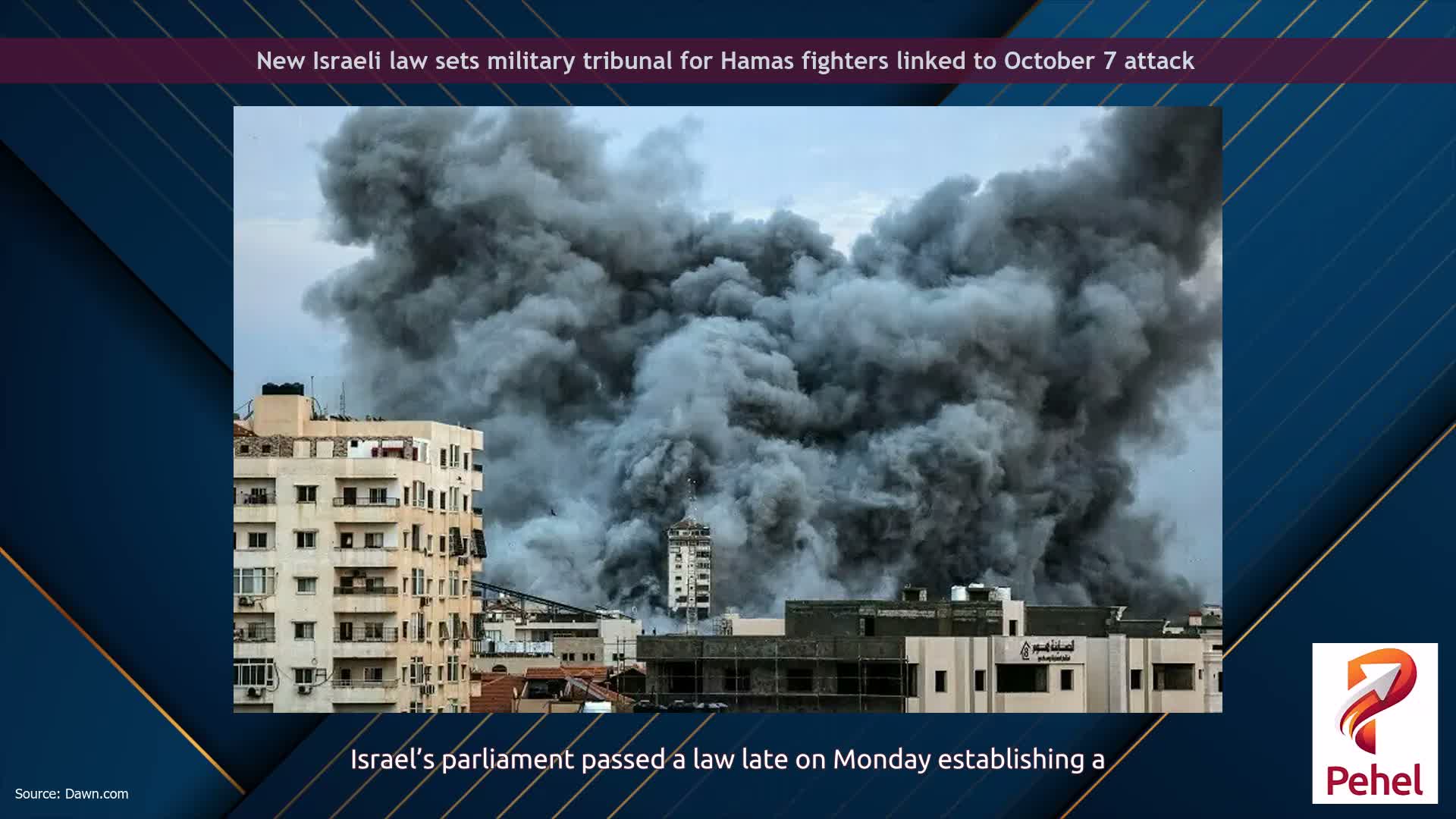 New Israeli law sets military tribunal for Hamas fighters linked to October 7 attack