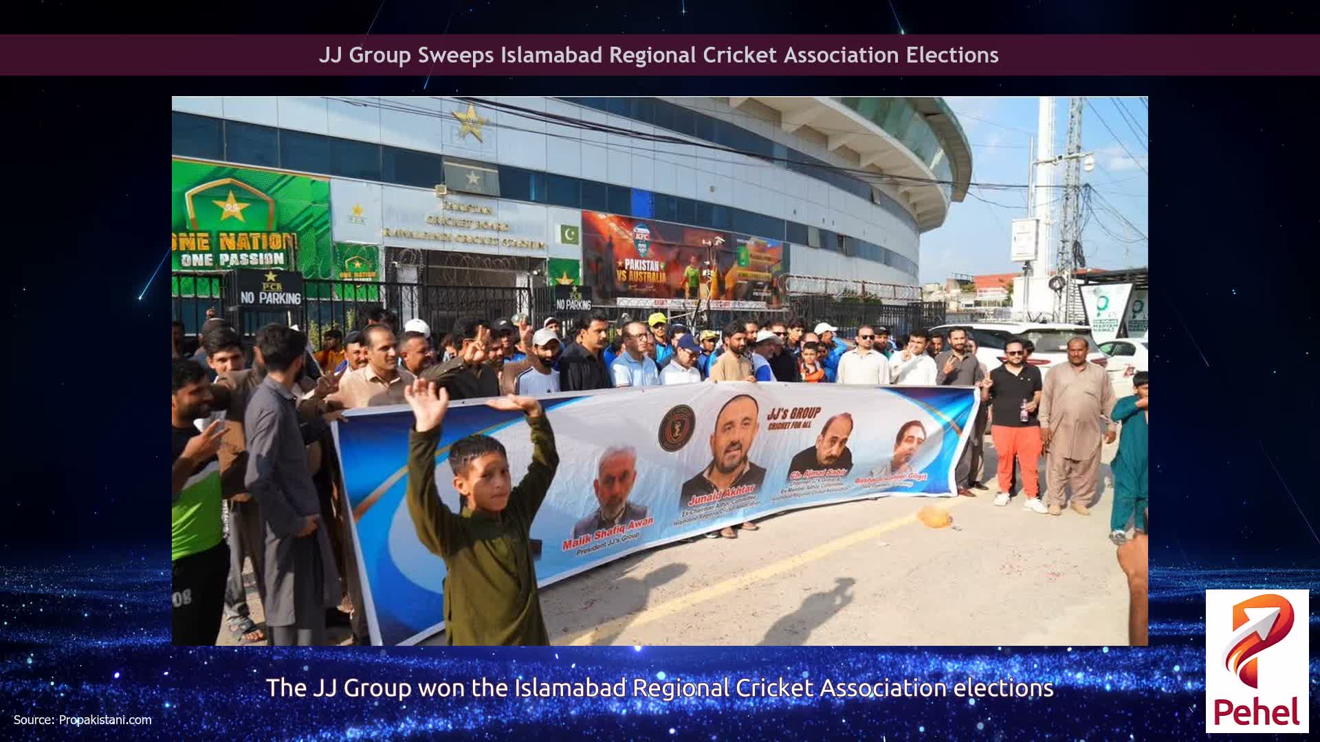 JJ Group Sweeps Islamabad Regional Cricket Association Elections