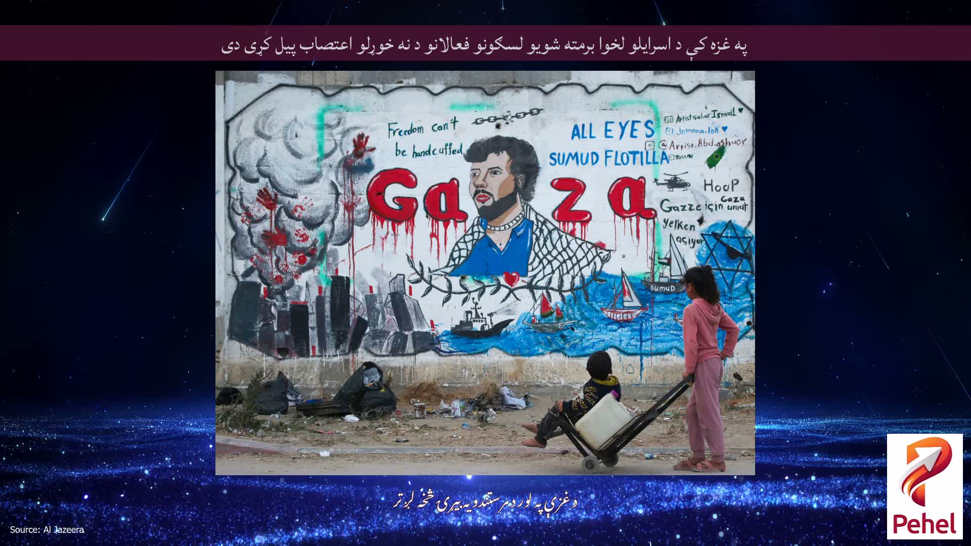 په غزه کې د اسرایلو لخوا برمته شویو لسګونو فعالانو د نه خوړلو اعتصاب پیل کړی دی