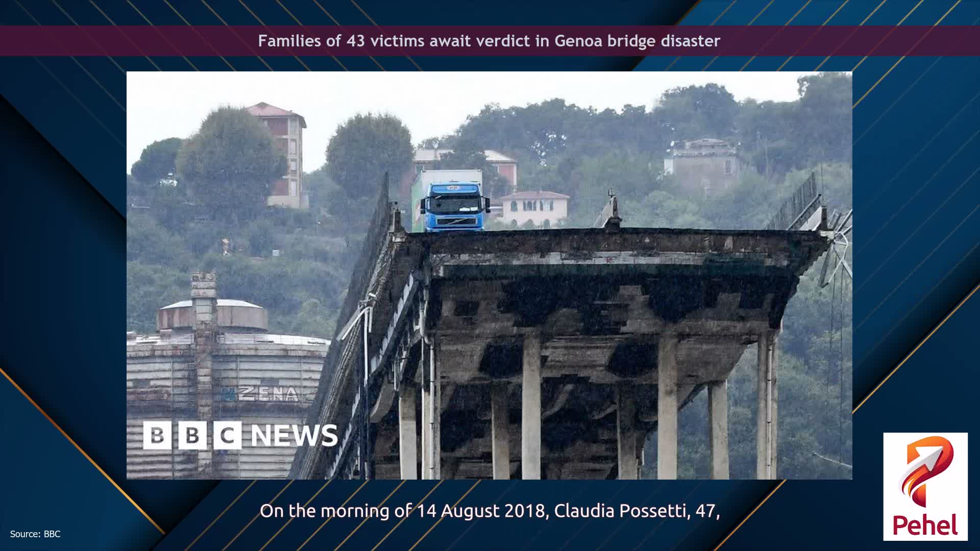 Families of 43 victims await verdict in Genoa bridge disaster